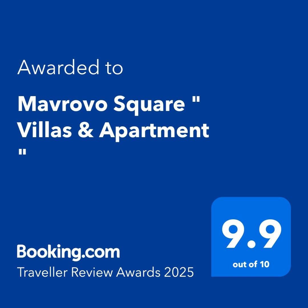 Mavrovo Square " Villas & Apartment " Екстер'єр фото